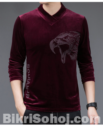 Trendy Printed Full Sleeve T-Shirt for Men